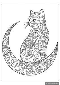 Кот на Луне