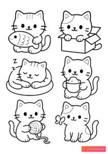 Шесть маленьких котят