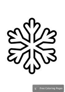 Снежинка для маленьких детей